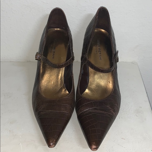 Isaac Mizrahi Faux-Reptile Stilettos - Picture 2 of 5